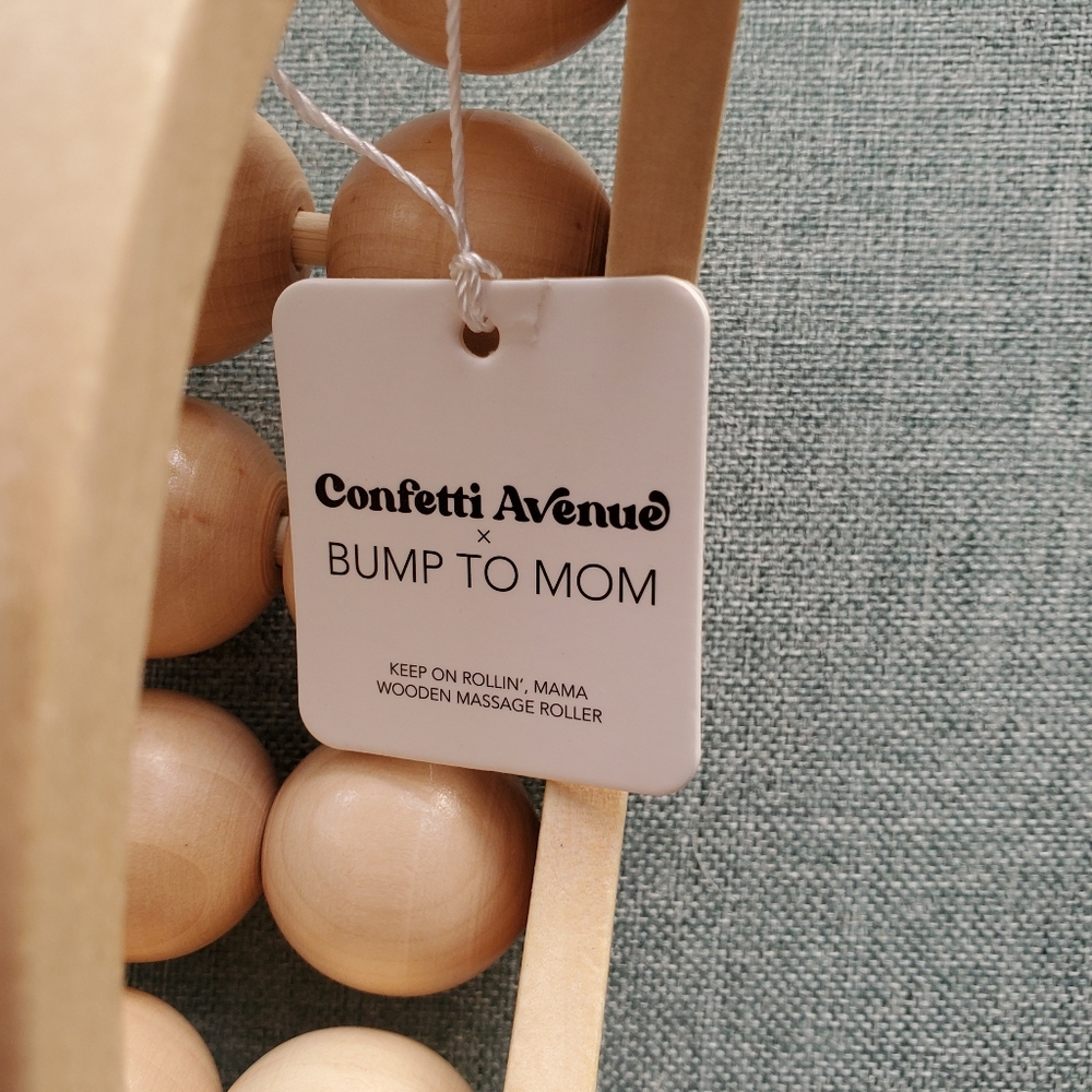Bump to Mom - Wooden Massage Roller - BNWT
